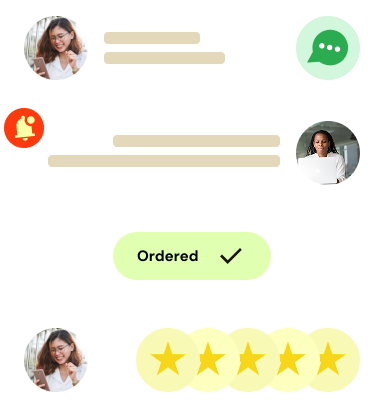 Image showing boost in sales and satisfaction through chatbots